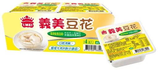 義美非基因改造豆花 外包裝