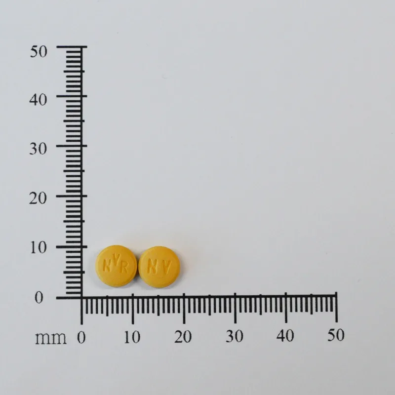 易安穩膜衣錠 5/80 毫克外觀