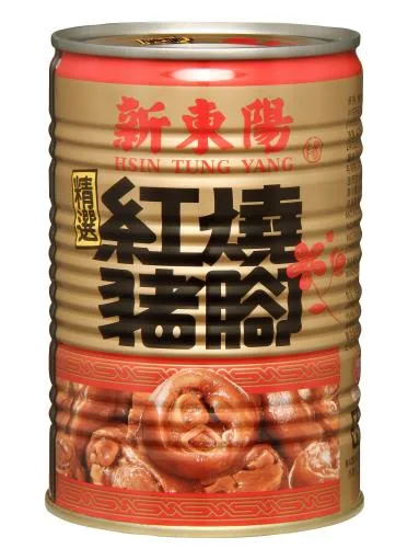 新東陽紅燒豬腳425G外銷 外包裝