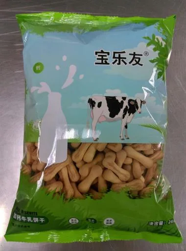 寶樂友加鈣牛奶口糧棒 外包裝
