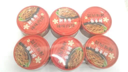 新東陽辣味肉醬160G×6入4束 外包裝