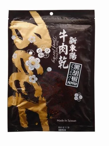 新東陽黑胡椒牛肉乾265G 外包裝