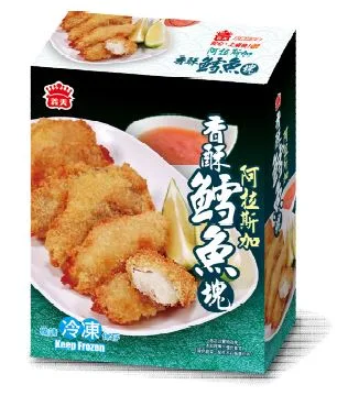 義美阿拉斯加香酥鱈魚塊 外包裝