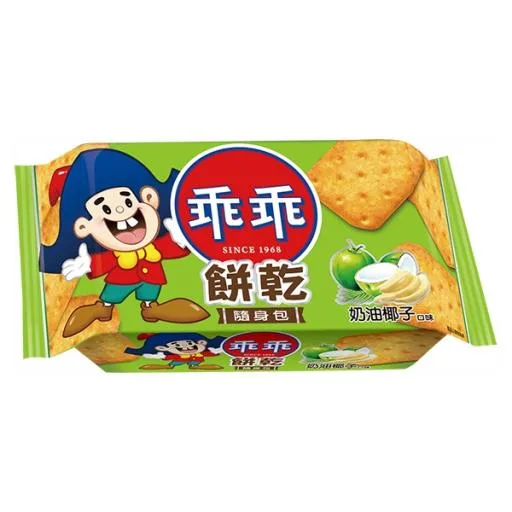 乖乖餅乾奶油椰子100g 外包裝