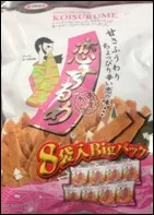 甜辣墨魚條 外包裝