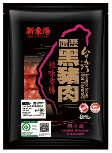 新東陽黑豬辣味香腸540G 外包裝