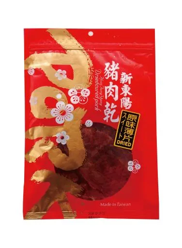 新東陽原味薄片豬肉乾170G 外包裝