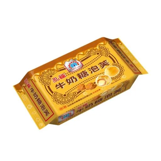 孔雀泡芙牛奶糖55g 外包裝