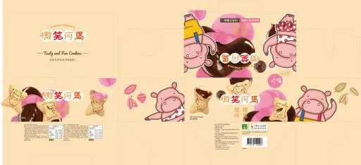 133AU007_雙味微笑河馬餅禮盒520gX6盒 外包裝