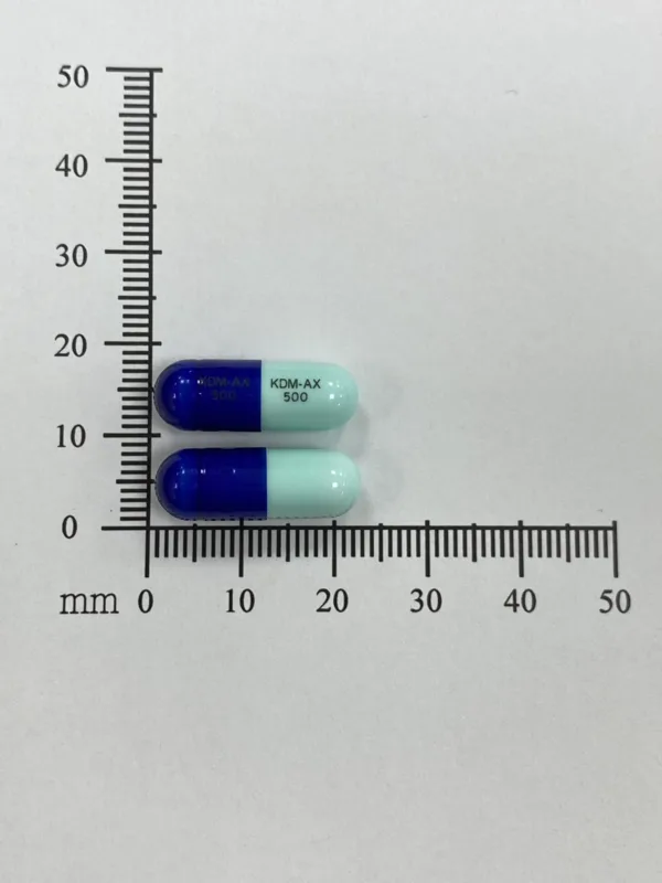 “健喬”愛默士黴素膠囊５００毫克（安莫西林）外觀