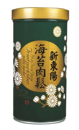 新東陽海苔肉鬆新典雅罐外銷 外包裝