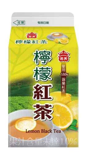 義美檸檬紅茶 外包裝