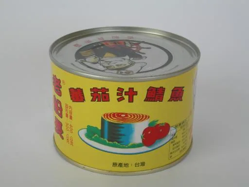 老船長蕃茄汁鯖魚(400g) 外包裝