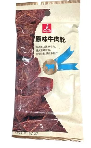新東陽原味牛肉乾30.5G 外包裝