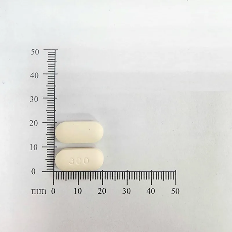 美加柔持續性藥效膜衣錠300毫克外觀