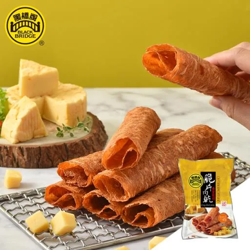 黃金起司脆片肉乾－彩色袋 外包裝
