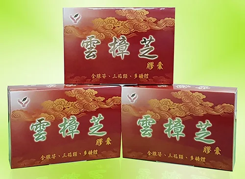 雲樟芝膠囊 外包裝