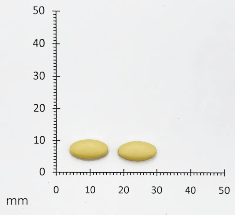速潰樂腸溶膜衣錠40毫克外觀