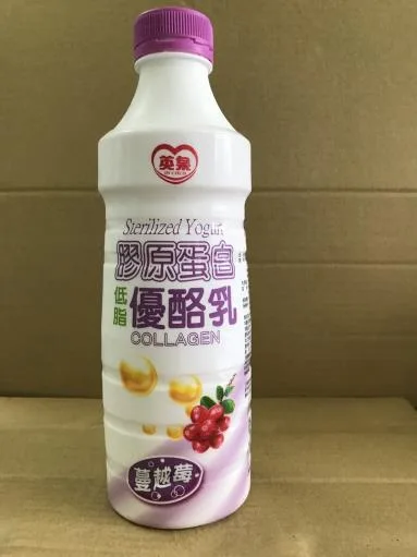 膠原蛋白低脂優酪乳(蔓越莓口味) 外包裝