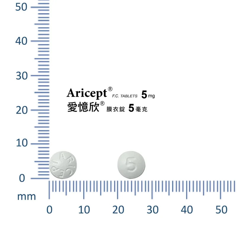 愛憶欣膜衣錠５毫克外觀
