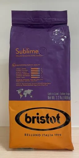 bristot阿拉比卡咖啡豆 外包裝