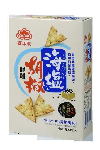 海鹽胡椒脆餅 外包裝