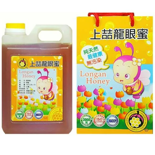 [上喆蜂蜜]龍眼蜜禮盒-1800G 外包裝