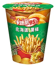 057525卡迪那95℃薯條海苔40G6杯 外包裝
