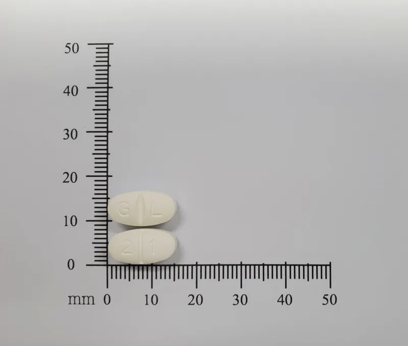 平壓妥膜衣錠300毫克外觀