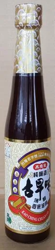 產福純釀造古早味薄鹽醬油露410ml 外包裝