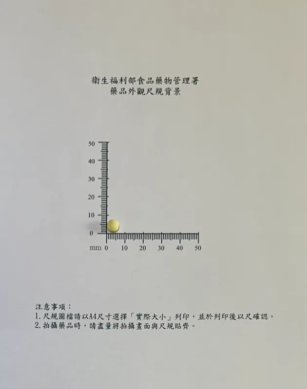 胃紓喜腸溶膜衣錠20毫克外觀