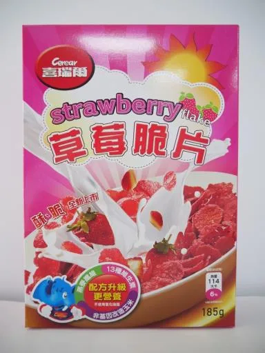 喜瑞爾草莓脆片 外包裝