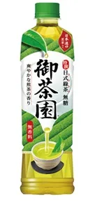 御茶園特撰日式綠茶 外包裝