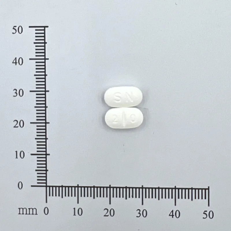 百樂行膜衣錠20毫克外觀