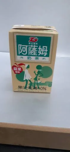 阿薩姆奶茶-蘋果風味400ml 外包裝