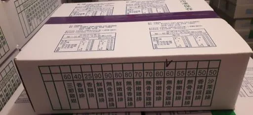 無骨香雞排 外包裝