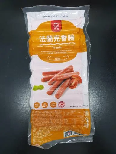 48R法蘭克香腸500G 外包裝