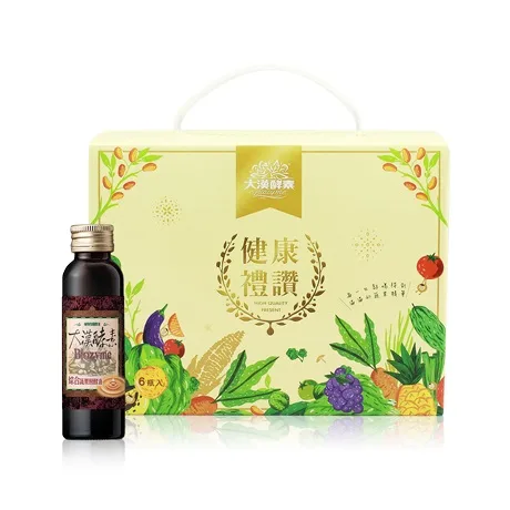 健康禮讚-綜合醱酵液60mlx6入 外包裝