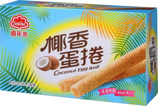 椰香蛋捲 外包裝