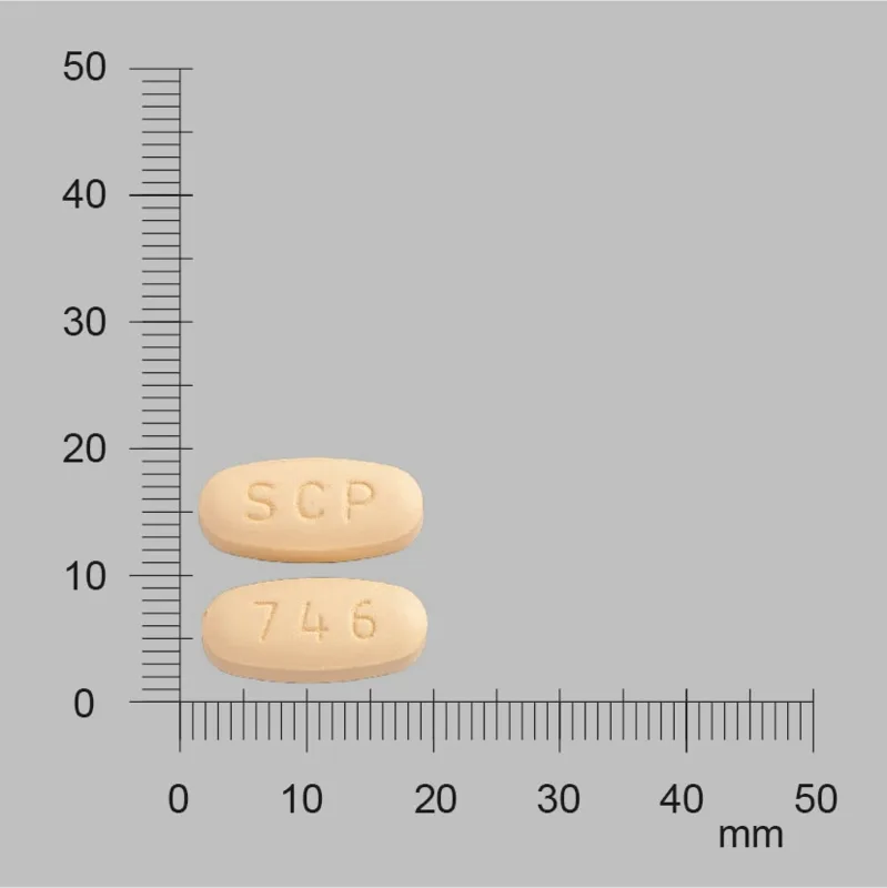 複維醣膜衣錠50/500毫克外觀