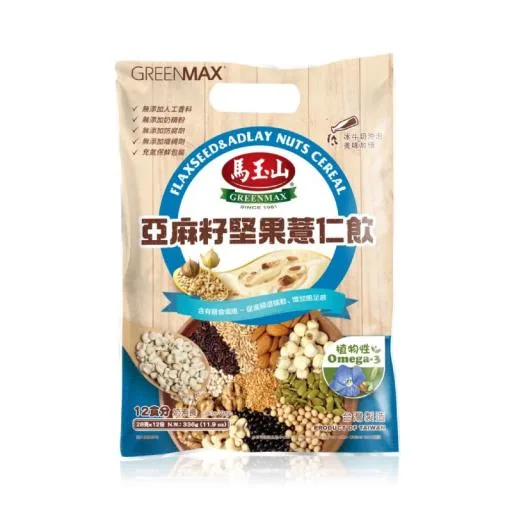 亞麻籽堅果薏仁飲28g×12pcs(包) 外包裝