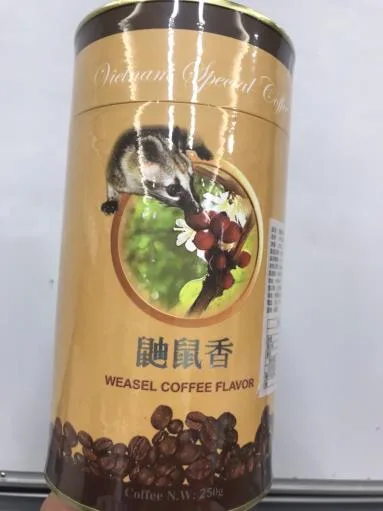 鼬鼠香咖啡 外包裝