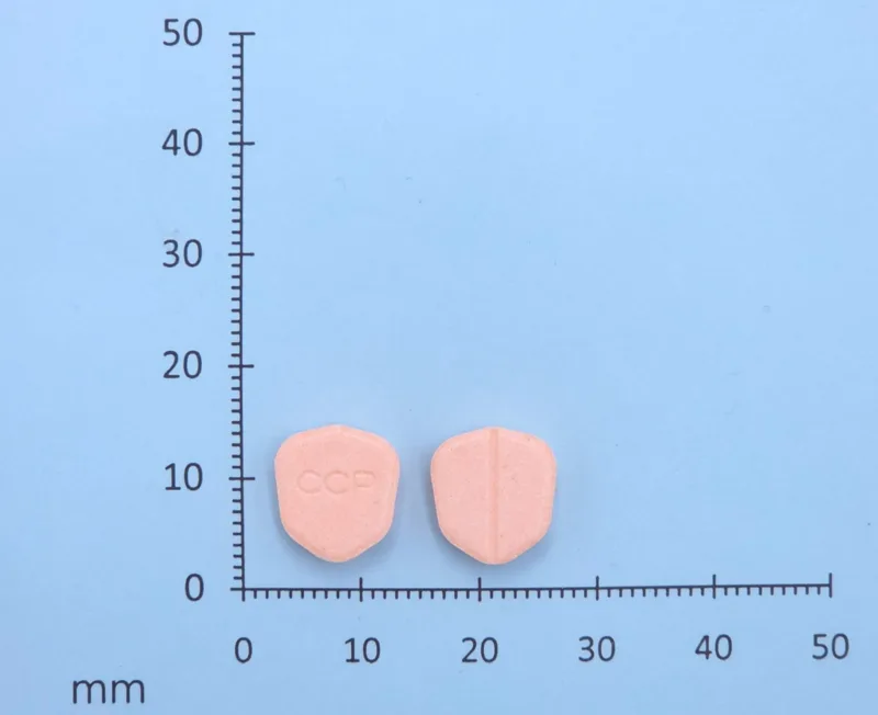 敵疱治錠４００公絲（艾可賽威）外觀