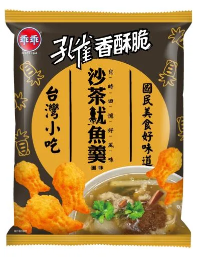 香酥脆沙茶魷魚羹60g 12包/箱 外包裝