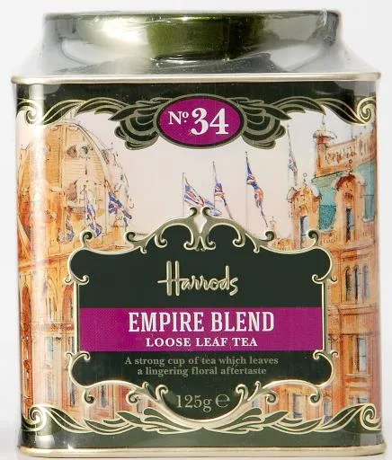 HARRODS 新傳統 34號帝國綜合紅茶散裝 外包裝