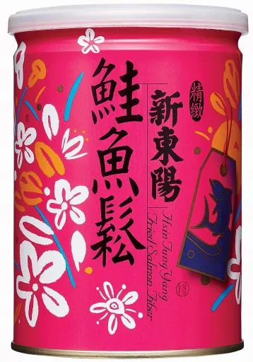 新東陽鮭魚鬆180G(外銷) 外包裝