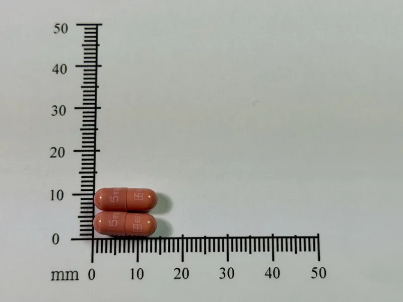 普樂可復膠囊5毫克外觀