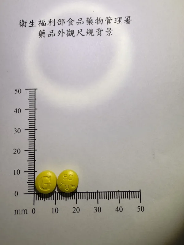 "成大"脈利膜衣錠9.6毫克(銀杏葉類黃酮配醣體)外觀