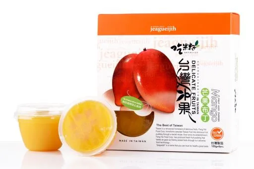 吃果籽芒果布丁100g*4入 外包裝