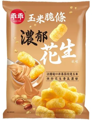 乖乖玉米脆條花生 60g 外包裝